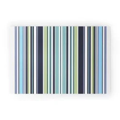 Sheila Wenzel-Ganny Lavender Mint Blue Stripes Looped Vinyl Welcome Mat - Society6 -Home Decor Store GUEST 42f770d2 678a 425a 81ee 84f1b022cf59