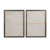 Set Of 2 Canvas Abstract Mid-Century Modern Geometric Framed Wall Arts With Black Frame Cream - The Novogratz 2 Set Of 2 Canvas Abstract Mid-Century Modern Geometric Framed Wall Arts With Black Frame Cream - The Novogratz -Home Decor Store GUEST 44baaeb0 01e2 4104 b325 0ecc7f187491