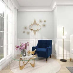 Contemporary Iron Wall Mirror Gold - CosmoLiving By Cosmopolitan 31 Contemporary Iron Wall Mirror Gold - CosmoLiving By Cosmopolitan -Home Decor Store GUEST 44f91386 dc23 482d 8d0e 72273ef9860a