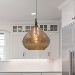 18" Valencia Teardrop Glass Pendant - River Of Goods 12 18" Valencia Teardrop Glass Pendant - River Of Goods -Home Decor Store GUEST 47777d1a 0a6f 4100 b51d fd4d3a45901b