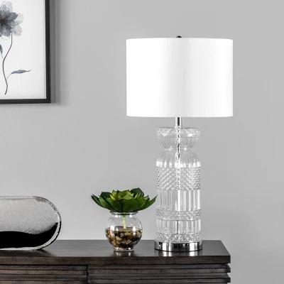 NuLOOM Catania 28" Glass Table Lamp 5 NuLOOM Catania 28" Glass Table Lamp - Image 3