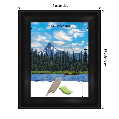 Amanti Art Grand Black Narrow Picture Frame 5 Amanti Art Grand Black Narrow Picture Frame - Image 3