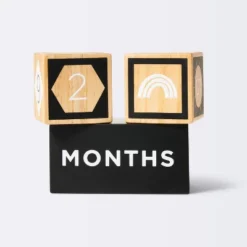 Milestone Blocks - Black And White - Cloud Island™ 5 Milestone Blocks - Black And White - Cloud Island™ -Home Decor Store GUEST 4a3dee94 f899 41f3 aee0 4da0a4f8b909