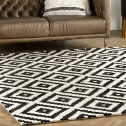 NuLOOM Kellee Hand Tufted Geometric Wool Area Rug -Home Decor Store GUEST 4ae96a30 cb3a 4006 a787 5e1ef6e94742