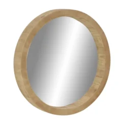 Contemporary Wood Wall Mirror Brown - Olivia & May 40 Contemporary Wood Wall Mirror Brown - Olivia & May -Home Decor Store GUEST 4cba0d1c 21c7 4e99 acd0 7162796ecd55