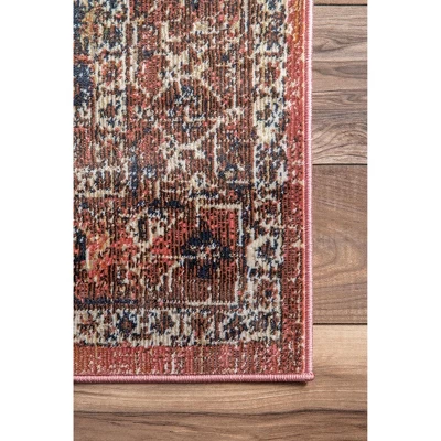 NuLOOM Traditional Amber Medallion Area Rug 4 NuLOOM Traditional Amber Medallion Area Rug - Image 2