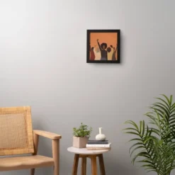 Nawaalillustrations Power To The People Framed Wall Art Black - Deny Designs -Home Decor Store GUEST 4dcb377d 57e9 40fb a992 a4a2bdde03c6