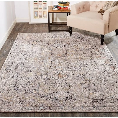 Armant Traditional Distressed Area Rug 5 Armant Traditional Distressed Area Rug - Image 3