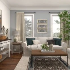 Wood Scroll Window Inspired Wall Decor With Metal Scrollwork Relief White - Olivia & May -Home Decor Store GUEST 4ff308de bf56 40e4 b244 518258797eb4