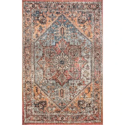 NuLOOM Traditional Amber Medallion Area Rug 8 NuLOOM Traditional Amber Medallion Area Rug - Image 6