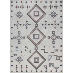 Nicole Curtis Machine Washable Series 1 Bohemian Diamond Motif Indoor Rug -Home Decor Store GUEST 516e93e1 406f 40fb a440 264a7fdaf644