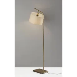 Reynolds Floor Lamp Antique Brass - Adesso -Home Decor Store GUEST 51fd27eb 7bbd 4d5a a32a 1639a7a7398b