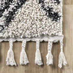 NuLOOM Amanda Moroccan Chevron Tassel Area Rug 13 NuLOOM Amanda Moroccan Chevron Tassel Area Rug -Home Decor Store GUEST 5239cd1f 7949 4adb 8804 7db143d5709f