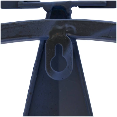 Metal Compass Distressed Wall Decor With Cream Accent Blue - Olivia & May 3 Metal Compass Distressed Wall Decor With Cream Accent Blue - Olivia & May