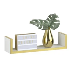 MDesign Floating Wall Mounted U-Shelf Hanging Decor -Home Decor Store GUEST 561bcb2d 0611 4215 9e77 a31502233c46