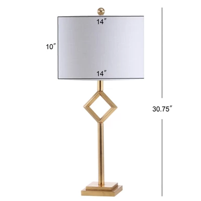 30.75" Metal/Resin Juno Table Lamp (Includes LED Light Bulb) Gold - JONATHAN Y 5 30.75" Metal/Resin Juno Table Lamp (Includes LED Light Bulb) Gold - JONATHAN Y - Image 3