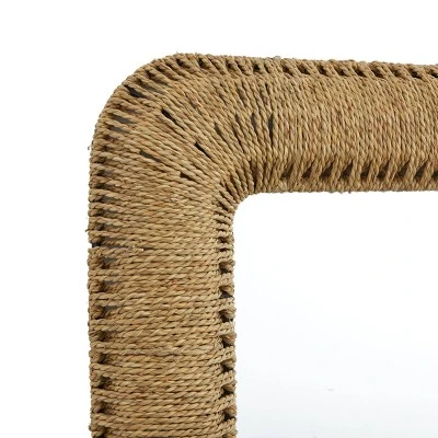 Bohemian Iron Wall Mirror Brown - Olivia & May 5 Bohemian Iron Wall Mirror Brown - Olivia & May - Image 3