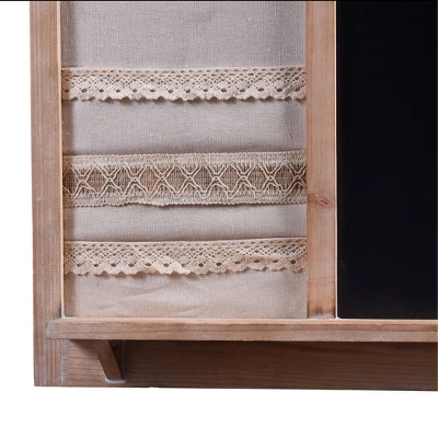 Multi-Functional Wall Memo Board With Chalkboard Brown - StyleCraft 5 Multi-Functional Wall Memo Board With Chalkboard Brown - StyleCraft - Image 3