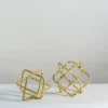 Small Distressed Gold Cube Metal Decorative Sculpture - Foreside Home & Garden 2 Small Distressed Gold Cube Metal Decorative Sculpture - Foreside Home & Garden -Home Decor Store GUEST 606cb71d 0a1e 4809 9766 3dfca79e7fd9