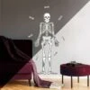 Skeleton Glow In The Dark Peel And Stick Giant Wall Decal White/Black - RoomMates 1 Skeleton Glow In The Dark Peel And Stick Giant Wall Decal White/Black - RoomMates -Home Decor Store GUEST 62105a27 1a73 43e3 9163 0a9eaee80eb2