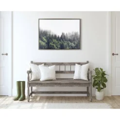 28" X 38" Sylvie Lush Green Forest On A Foggy Day Framed Canvas Gray - Kate & Laurel All Things Decor 11 28" X 38" Sylvie Lush Green Forest On A Foggy Day Framed Canvas Gray - Kate & Laurel All Things Decor -Home Decor Store GUEST 680f4831 f012 44b2 a880 701d51da4168