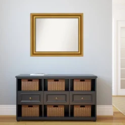 34" X 28" Non-Beveled Parlor Gold Wall Mirror - Amanti Art -Home Decor Store GUEST 698d4be6 5002 4bae ace8 c02fa79e129d