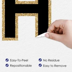 Big Dot Of Happiness Adult Happy Birthday - Gold - Peel And Stick Birthday Party Large Banner Wall Decals - Happy Birthday -Home Decor Store GUEST 6a3c205e 6d2c 4b69 ae24 c168cdd712a5