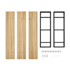 35.5" X 31.5" Rio 3 Tier Floating Bracket Wall Shelf Chestnut - Danya B. 22 35.5" X 31.5" Rio 3 Tier Floating Bracket Wall Shelf Chestnut - Danya B. -Home Decor Store GUEST 6c82232b d6b0 4671 a762 d740fce7b40c