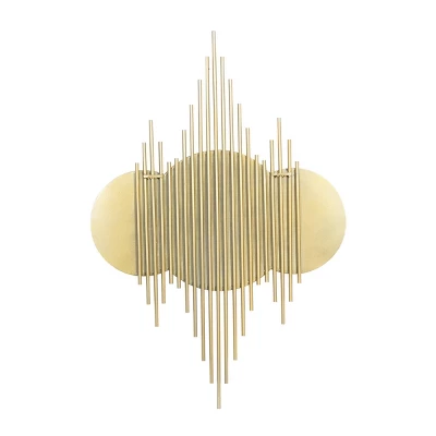 Contemporary Iron Wall Mirror Gold - CosmoLiving By Cosmopolitan 5 Contemporary Iron Wall Mirror Gold - CosmoLiving By Cosmopolitan - Image 3