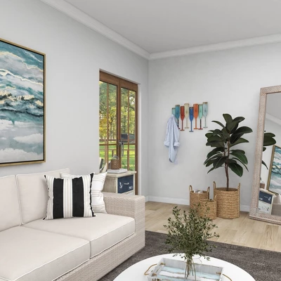 Metal Paddle Indoor Outdoor Distressed Oar Shaped 8 Hooks Wall Hook - Olivia & May 3 Metal Paddle Indoor Outdoor Distressed Oar Shaped 8 Hooks Wall Hook - Olivia & May