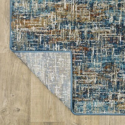Victor Etched Abstract Area Rug Blue - Captiv8e Designs 7 Victor Etched Abstract Area Rug Blue - Captiv8e Designs - Image 5