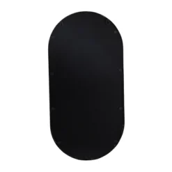 Metal Oval 1 Shelf Wall Mirror Black - Olivia & May -Home Decor Store GUEST 70a2b04a 7b01 4c5e bddb 9dea1787e120
