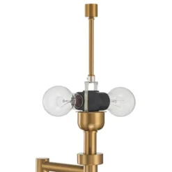 Possini Euro Design Camber Workstation Warm Gold Swing Arm Desk Lamp With Outlet And USB Port -Home Decor Store GUEST 7159656b 3043 437b b9ae 4a192d9635e8