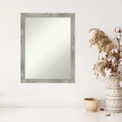 21" X 27" Non-Beveled Dove Gray Wash Square Wall Mirror - Amanti Art 12 21" X 27" Non-Beveled Dove Gray Wash Square Wall Mirror - Amanti Art -Home Decor Store GUEST 7195f34c 9c71 440d b2f8 a22c37029810