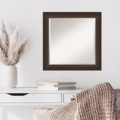 25" X 25" Beveled Lara Bronze Wood Wall Mirror - Amanti Art 13 25" X 25" Beveled Lara Bronze Wood Wall Mirror - Amanti Art -Home Decor Store GUEST 74096ffc c72e 4497 90c1 49a5ffd81a28