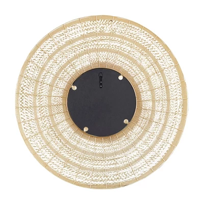 Metal Starburst Wall Mirror Brown - Olivia & May 4 Metal Starburst Wall Mirror Brown - Olivia & May - Image 2