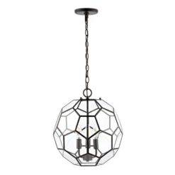 13.5" 3-Light Bee Modern Farmhouse Iron/Glass LED Pendant Oil Rubbed Bronze/Clear - JONATHAN Y 15 13.5" 3-Light Bee Modern Farmhouse Iron/Glass LED Pendant Oil Rubbed Bronze/Clear - JONATHAN Y -Home Decor Store GUEST 7528300a fa32 4f44 b3b2 a56d27caec0c