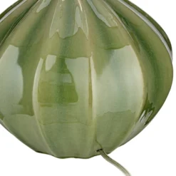 360 Lighting Gordy Modern Accent Table Lamp Handcrafted 20 1/2" High Ribbed Green Ceramic Oatmeal Fabric Drum Shade For Bedroom Living Room Bedside 14 360 Lighting Gordy Modern Accent Table Lamp Handcrafted 20 1/2" High Ribbed Green Ceramic Oatmeal Fabric Drum Shade For Bedroom Living Room Bedside -Home Decor Store GUEST 753399ec 6a90 40ec 9e02 fb3b257e4c6c