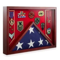 Reminded Military Shadow Box Display Case For Medals & Burial Flag - Solid Wood Cabinet With Velvet Insert 18 Reminded Military Shadow Box Display Case For Medals & Burial Flag - Solid Wood Cabinet With Velvet Insert -Home Decor Store GUEST 756767a7 6df4 4cd1 81ca bbc8df901479