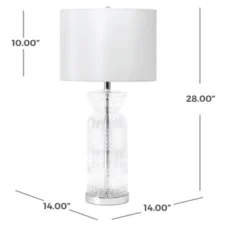 NuLOOM Catania 28" Glass Table Lamp 12 NuLOOM Catania 28" Glass Table Lamp -Home Decor Store GUEST 75d9cba0 d403 4b6f b4e7 d4660615a9a9