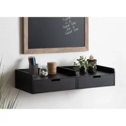 18" X 12" X 6.5" Kitt Floating Shelf Side Table - Kate & Laurel All Things Decor -Home Decor Store GUEST 76e3ce3f 0a83 4575 9e71 4912d1574666