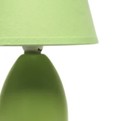 9.45" 2pk Petite Ceramic Oblong Bedside Table Desk Lamps With Matching Tapered Drum Shade Green - Creekwood Home 17 9.45" 2pk Petite Ceramic Oblong Bedside Table Desk Lamps With Matching Tapered Drum Shade Green - Creekwood Home -Home Decor Store GUEST 7738f969 3780 471b ad33 e857fab3a4d9