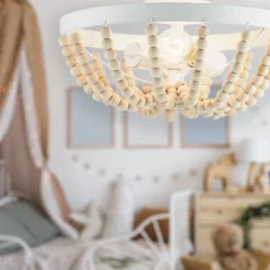 15" Delilah Boho Semi-Flush Mount Pendant White - River Of Goods -Home Decor Store GUEST 7744468d 2b77 4f8b 8b8f fa8099517c34