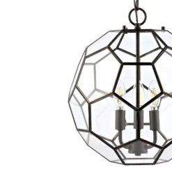 13.5" 3-Light Bee Modern Farmhouse Iron/Glass LED Pendant Oil Rubbed Bronze/Clear - JONATHAN Y 12 13.5" 3-Light Bee Modern Farmhouse Iron/Glass LED Pendant Oil Rubbed Bronze/Clear - JONATHAN Y -Home Decor Store GUEST 785bdbb3 8851 40be 9b41 3e49b28f2ded