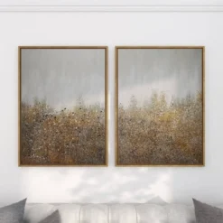 Set Of 2 Canvas Geode Glitter Flakes Framed Wall Arts With Gold Frame - CosmoLiving By Cosmopolitan -Home Decor Store GUEST 7914154e 689a 479e 9f1f 47f4cc410ab1