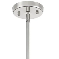 Possini Euro Design Smart Polished Nickel Chandelier 20" Wide Modern Drum Clear Crystal 6-Light Fixture For Dining Room House Foyer Kitchen Island -Home Decor Store GUEST 791693e4 4f79 4e35 a0aa 213342f91301