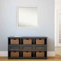 30" X 30" Non-Beveled Flair Narrow Bathroom Wall Mirror Soft White - Amanti Art 13 30" X 30" Non-Beveled Flair Narrow Bathroom Wall Mirror Soft White - Amanti Art -Home Decor Store GUEST 7bde4f2d 1472 4f1a 8c85 27f6c8e1266c