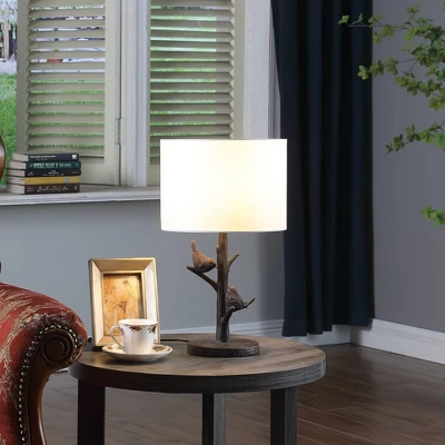 18" Sparrow Birds On A Tree Polyresin Table Lamp Bronze - Ore International 5 18" Sparrow Birds On A Tree Polyresin Table Lamp Bronze - Ore International - Image 3