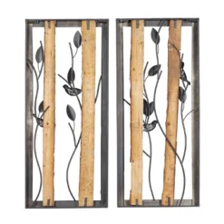 Set Of 2 Metal Bird Wall Decors With Real Wood Detailing Black - Olivia & May 26 Set Of 2 Metal Bird Wall Decors With Real Wood Detailing Black - Olivia & May -Home Decor Store GUEST 7f77e3db 18ec 459e a7fa ce1b9c549c49