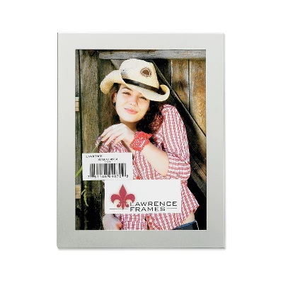 Lawrence Frames 8" X 10" Metal Brushed Silver Picture Frame 230180 3 Lawrence Frames 8" X 10" Metal Brushed Silver Picture Frame 230180